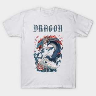 Dragon flies on fire T-Shirt